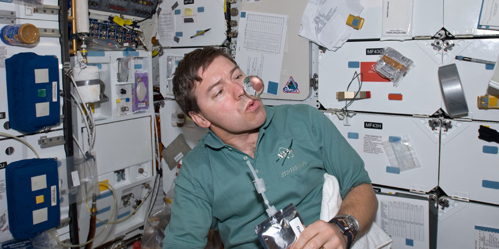 Image result for astronaut pee