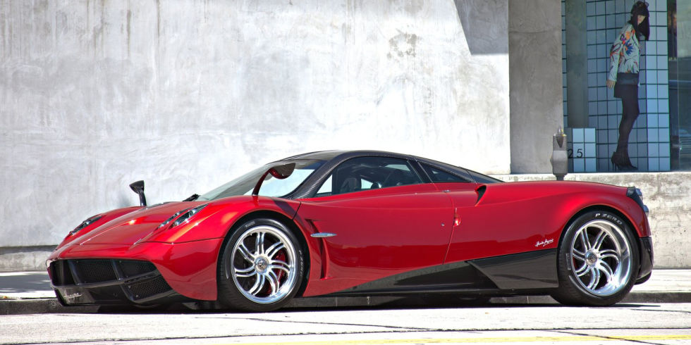 Top speed: 230 mphA 720 bhp twin-turbo AMG V12 and active aero suspension help the Huayra achieve its top speed.