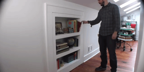 How To Make A Bookcase That S Also Secret Door
