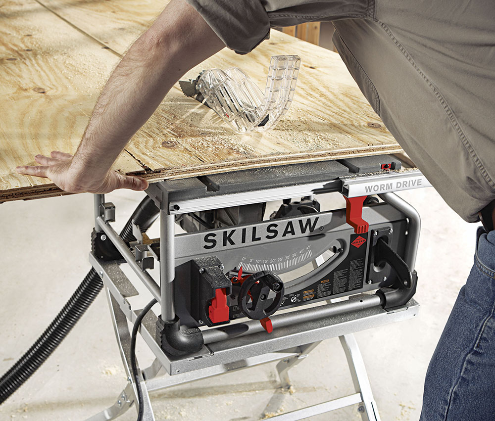 New SKIL WormDrive Table Saw — Product Details for the SKILSAW SPT70WT