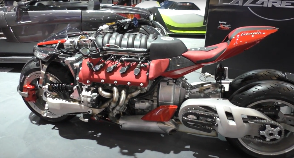 The Lazareth LM847 Is an Oversized Sports Bike with a Sports Car's