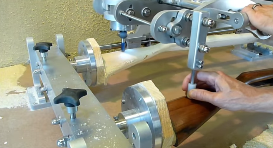 Clone a Gun Stock With This 3D Router