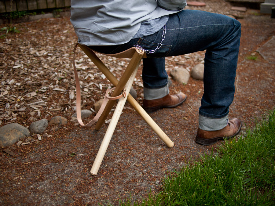 Build This Stylish Tripod Camping Stool That Looks Great Anywhere