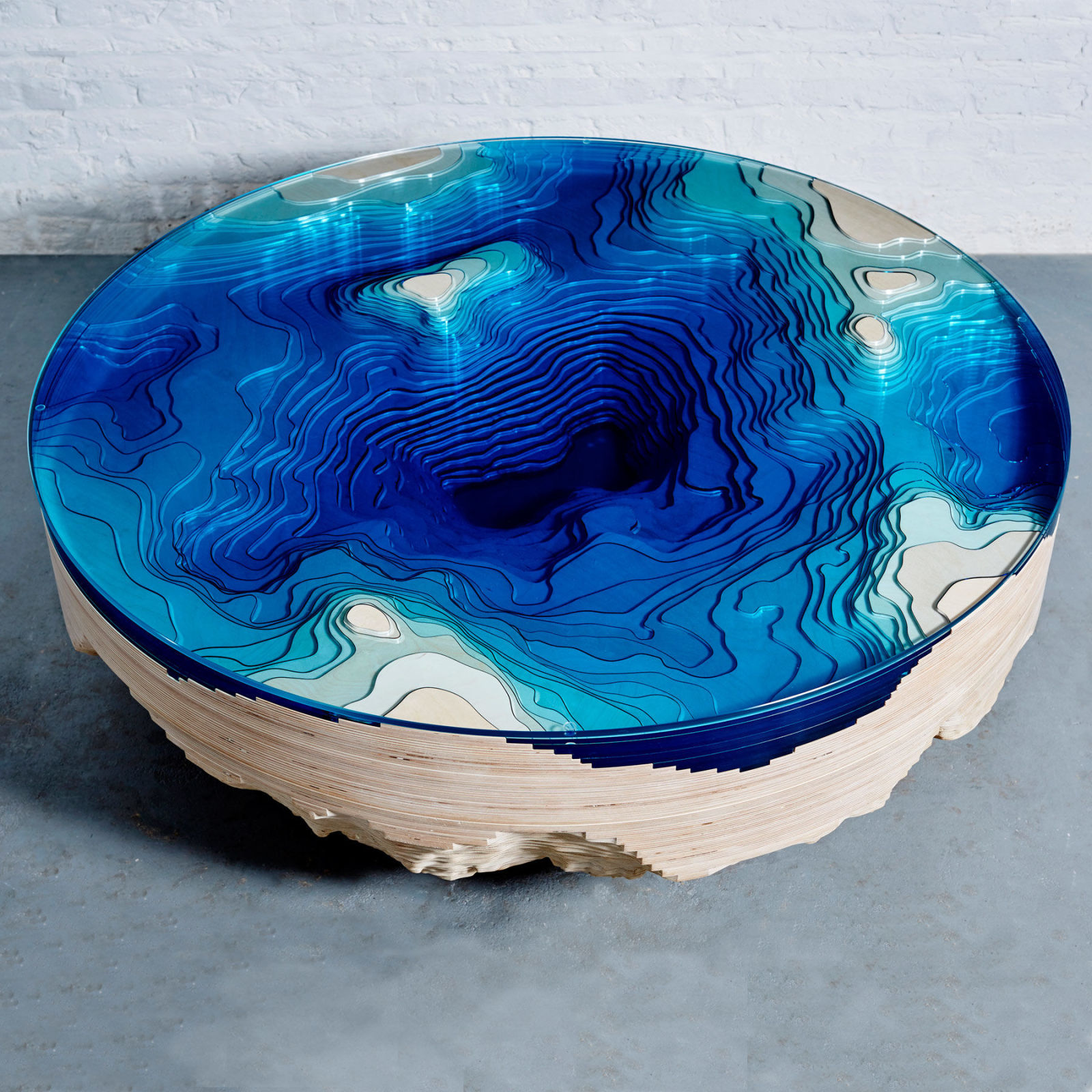 This Coffee Table Contains the Ocean