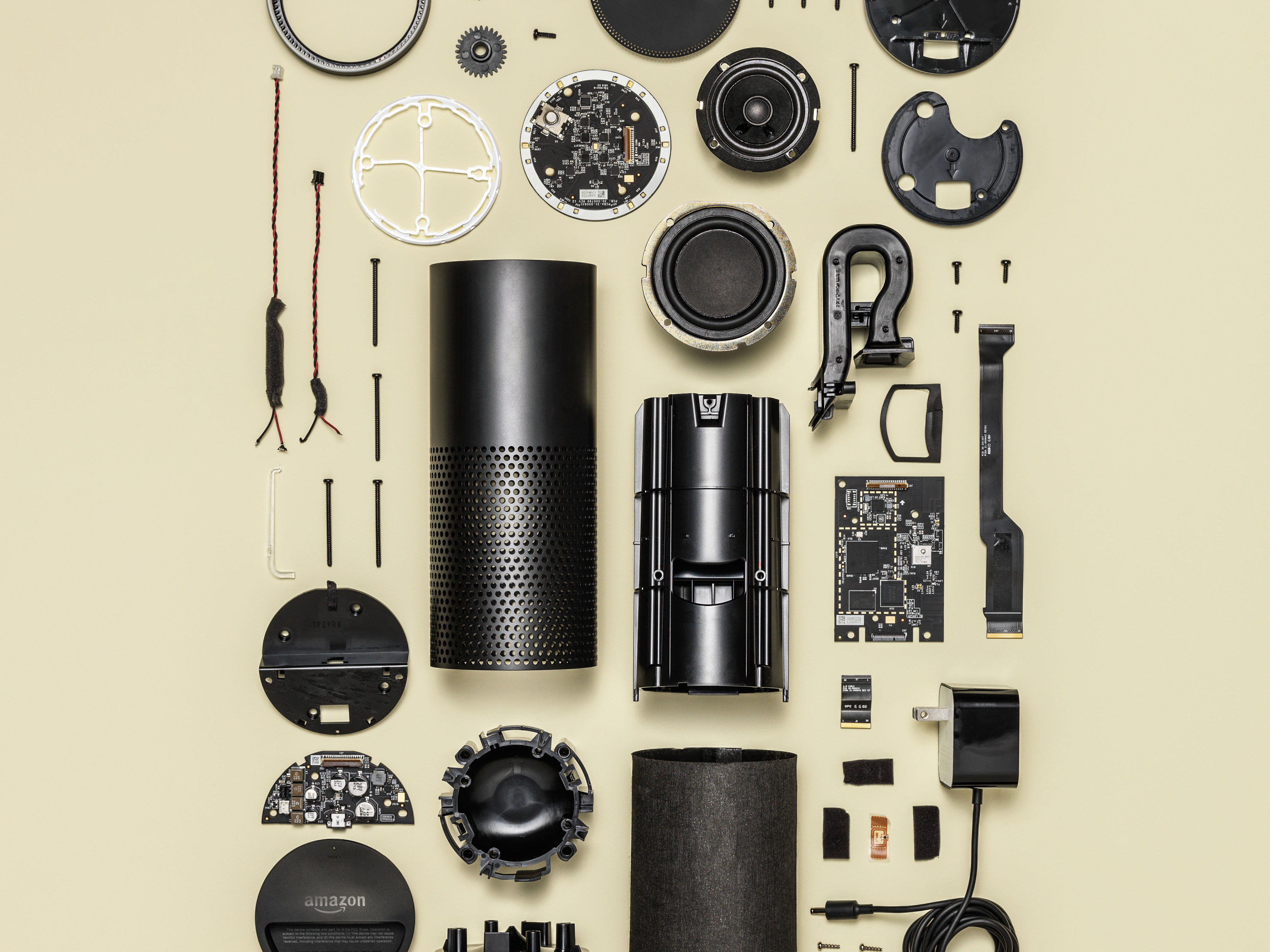 What It Looks Like When You Take Apart an Amazon Echo