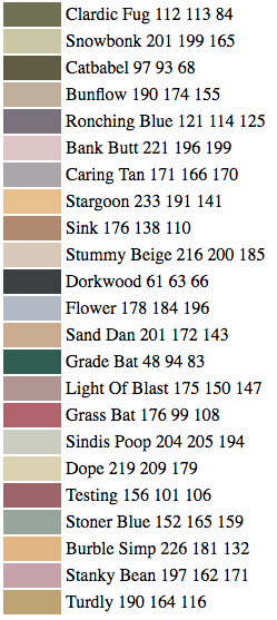 when an ai tries to pick paint color names, magic happens when an ai tries to pick paint color names, magic happens